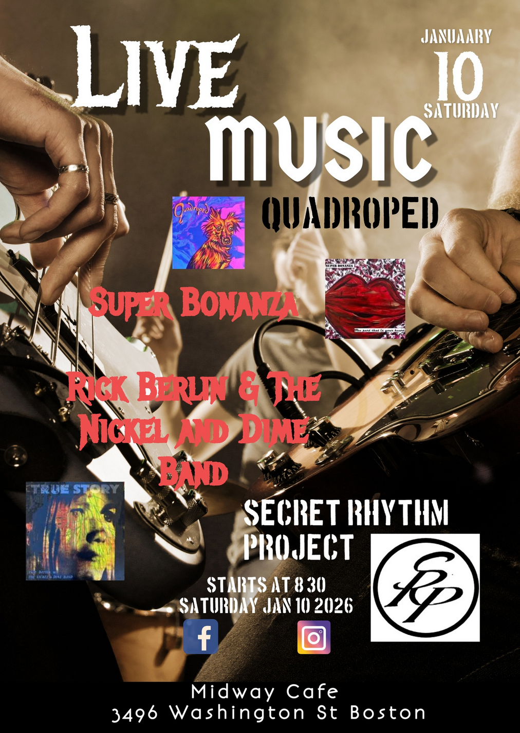 SRP @ Hotel Vernon 6/13/2025 Poster